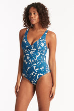 Load image into Gallery viewer, Retreat Cross Front Multifit One Piece - Lagoon