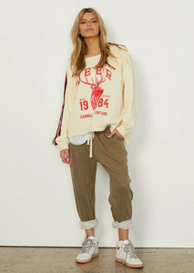 Wild High-Low vintage Sweat Natural