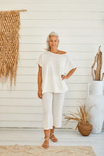 Load image into Gallery viewer, Kauai Pointelle Pant-Pearl