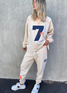 Sporty Track Pant - Natural